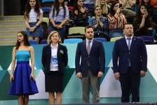 Состоялась церемония награждения победителей и призеров первого дня финалов Кубка мира по спортивной гимнастике в Баку (ФОТО)