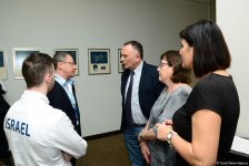 Посол Израиля в Азербайджане встретился со спортсменами в рамках Кубка мира FIG по спортивной гимнастике (ФОТО)