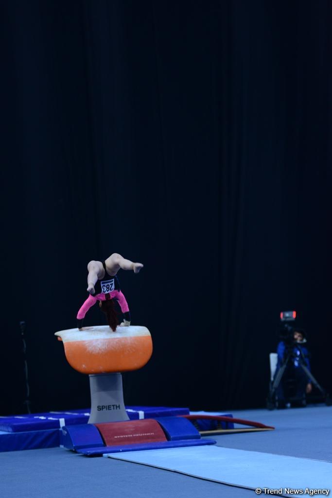 Лучшие моменты Кубка мира FIG по спортивной гимнастике в Баку (ФОТОРЕПОРТАЖ)