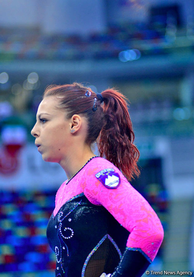 В Баку стартовал третий день соревнований Кубка мира FIG по спортивной гимнастике (ФОТО)