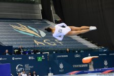 В Национальной арене гимнастики продолжаются финальные соревнования Кубка мира по спортивной гимнастике в Баку (ФОТО)