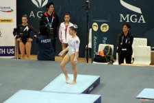 Стартовал последний день соревнований Кубка мира по спортивной гимнастике в Баку (ФОТО)