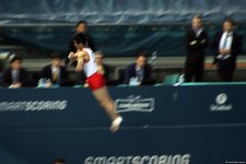 Стартовал последний день соревнований Кубка мира по спортивной гимнастике в Баку (ФОТО)
