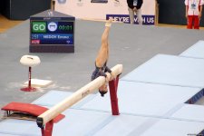 Стартовал последний день соревнований Кубка мира по спортивной гимнастике в Баку (ФОТО)