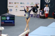 Стартовал последний день соревнований Кубка мира по спортивной гимнастике в Баку (ФОТО)