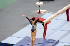 Стартовал последний день соревнований Кубка мира по спортивной гимнастике в Баку (ФОТО)