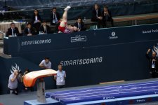 Стартовал последний день соревнований Кубка мира по спортивной гимнастике в Баку (ФОТО)