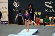 Стартовал последний день соревнований Кубка мира по спортивной гимнастике в Баку (ФОТО)