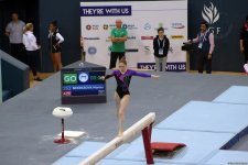 Стартовал последний день соревнований Кубка мира по спортивной гимнастике в Баку (ФОТО)