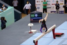 Стартовал последний день соревнований Кубка мира по спортивной гимнастике в Баку (ФОТО)