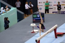 Стартовал последний день соревнований Кубка мира по спортивной гимнастике в Баку (ФОТО)