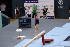 Стартовал последний день соревнований Кубка мира по спортивной гимнастике в Баку (ФОТО)