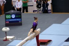 Стартовал последний день соревнований Кубка мира по спортивной гимнастике в Баку (ФОТО)