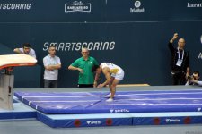 Стартовал последний день соревнований Кубка мира по спортивной гимнастике в Баку (ФОТО)