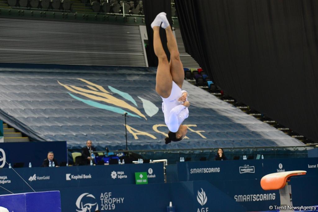 В Национальной арене гимнастики продолжаются финальные соревнования Кубка мира по спортивной гимнастике в Баку (ФОТО)