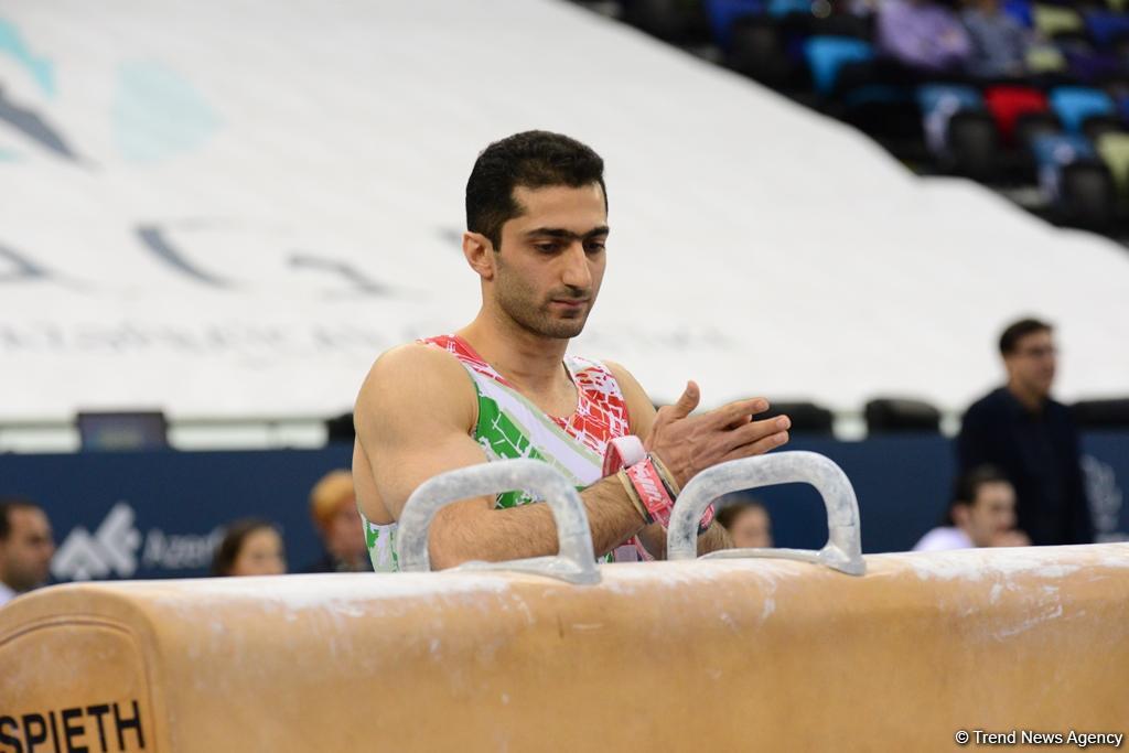 В Национальной арене гимнастики продолжаются финальные соревнования Кубка мира по спортивной гимнастике в Баку (ФОТО)