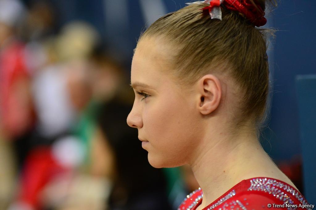 В Национальной арене гимнастики продолжаются финальные соревнования Кубка мира по спортивной гимнастике в Баку (ФОТО)