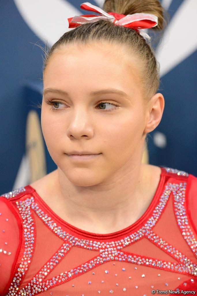 В Национальной арене гимнастики продолжаются финальные соревнования Кубка мира по спортивной гимнастике в Баку (ФОТО)