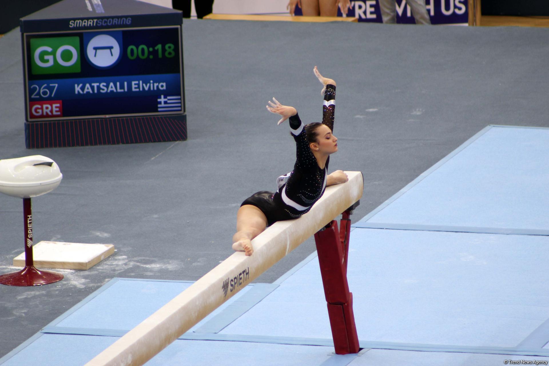 Стартовал последний день соревнований Кубка мира по спортивной гимнастике в Баку (ФОТО)