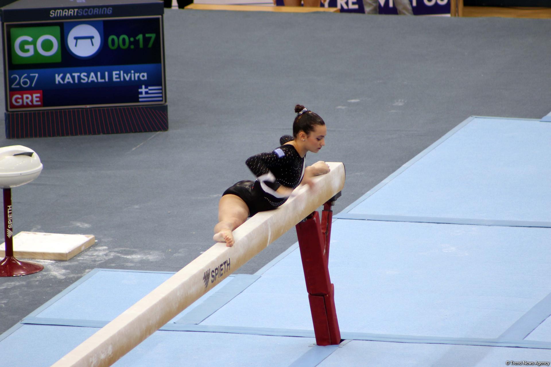 Стартовал последний день соревнований Кубка мира по спортивной гимнастике в Баку (ФОТО)