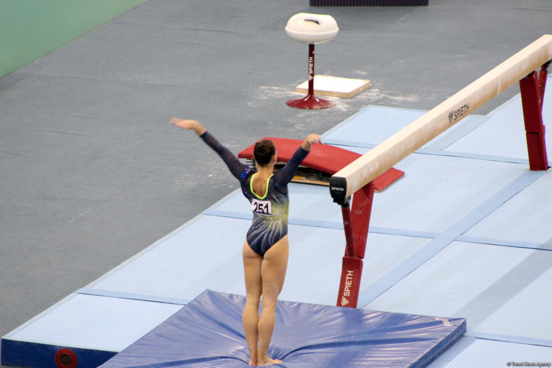 Стартовал последний день соревнований Кубка мира по спортивной гимнастике в Баку (ФОТО)