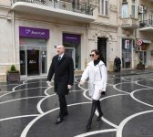 Президент Ильхам Алиев и Первая леди Мехрибан Алиева приняли участие во всенародном веселье по случаю Новруз байрамы (ФОТО)