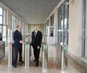 Президент Ильхам Алиев ознакомился с условиями, созданными на станции метро  «Бакмил» (ФОТО)
