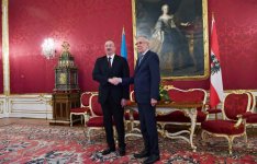 Президент Ильхам Алиев встретился в Вене с Федеральным президентом Австрии (ФОТО)