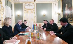 Президент Ильхам Алиев встретился в Вене с Федеральным президентом Австрии (ФОТО)