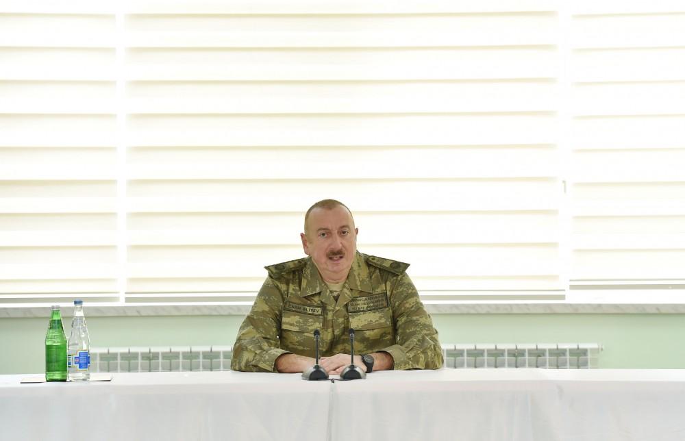 Президент Ильхам Алиев посетил N-скую воинскую часть сил особого назначения минобороны (ФОТО)