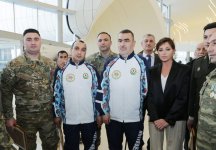 Первый вице-президент Мехрибан Алиева встретилась с военнослужащими, которых обеспечили высокотехнологичными протезами (ФОТО) (версия 2)