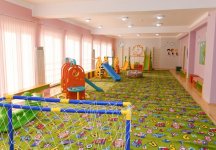 Президент Ильхам Алиев принял участие в открытии в бакинском поселке жилого комплекса для вынужденных переселенцев (ФОТО)