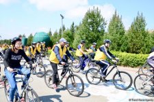 В Баку прошел велопробег под девизом «Меньше машин, больше жизни» (ФОТО)