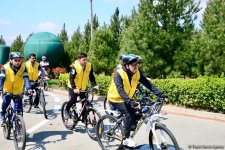 В Баку прошел велопробег под девизом «Меньше машин, больше жизни» (ФОТО)