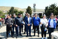 В Баку прошел велопробег под девизом «Меньше машин, больше жизни» (ФОТО)