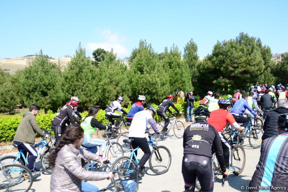 В Баку прошел велопробег под девизом «Меньше машин, больше жизни» (ФОТО)