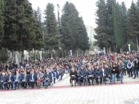 Путешествие в Агдаш: выступление канатоходца и выставка сувениров (ФОТО)