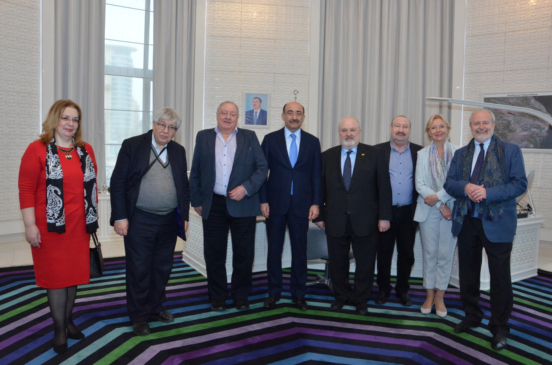 Абульфас Гараев встретился с делегацией ВГИКа (ФОТО)