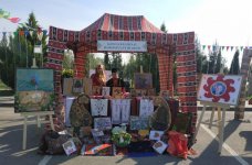 Азербайджанские пехлеваны на празднике искусств в Саатлы (ФОТО)