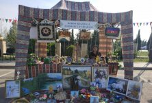 Азербайджанские пехлеваны на празднике искусств в Саатлы (ФОТО)