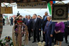 Азербайджанские пехлеваны на празднике искусств в Саатлы (ФОТО)