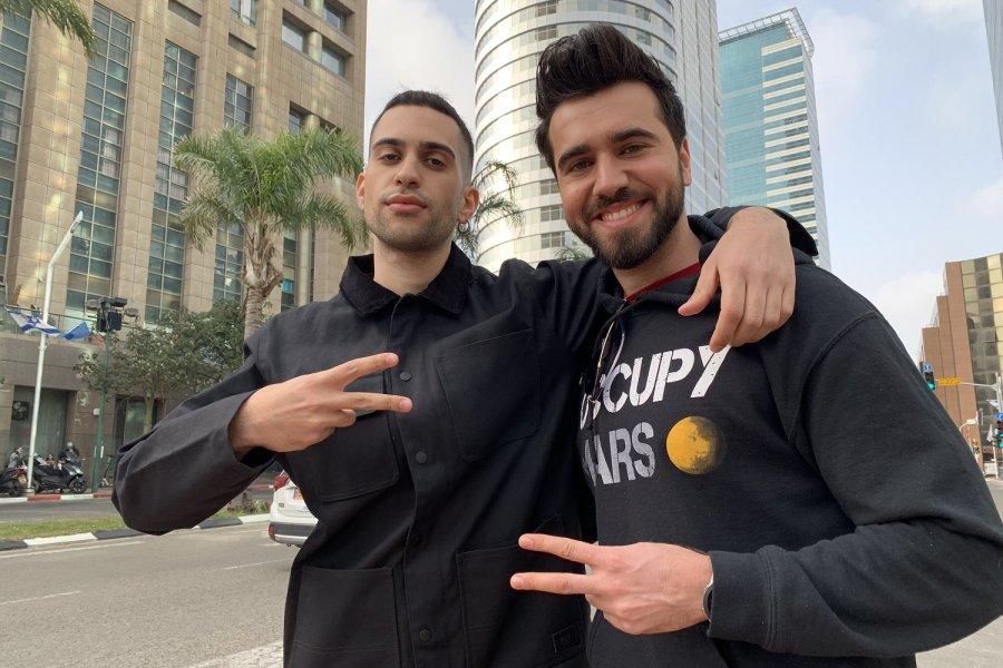 Участники "Евровидения 2019" от Азербайджана и Италии подружились (ВИДЕО, ФОТО)