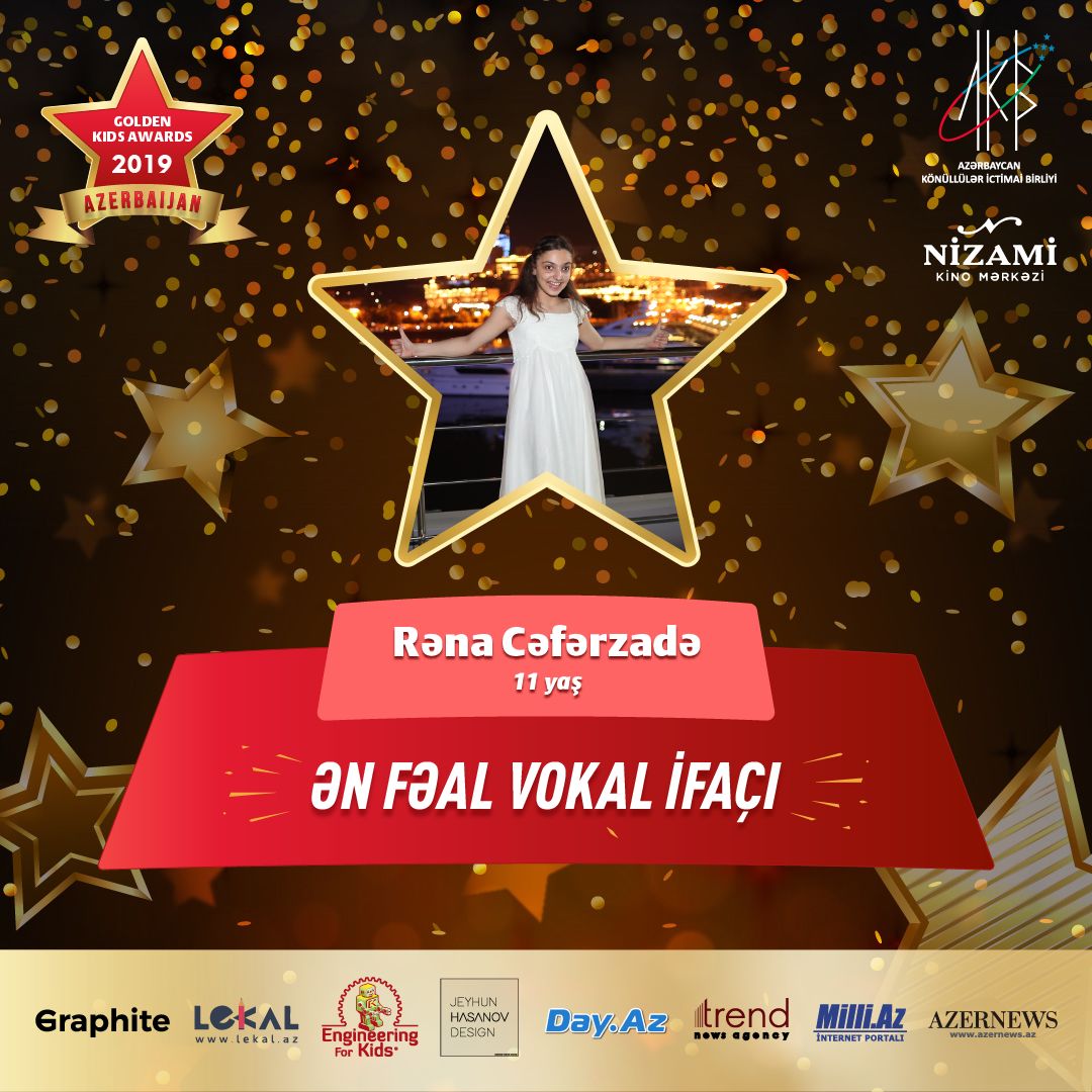 Названы первые номинанты Azerbaijan Golden Kids Awards 2019 (ФОТО)