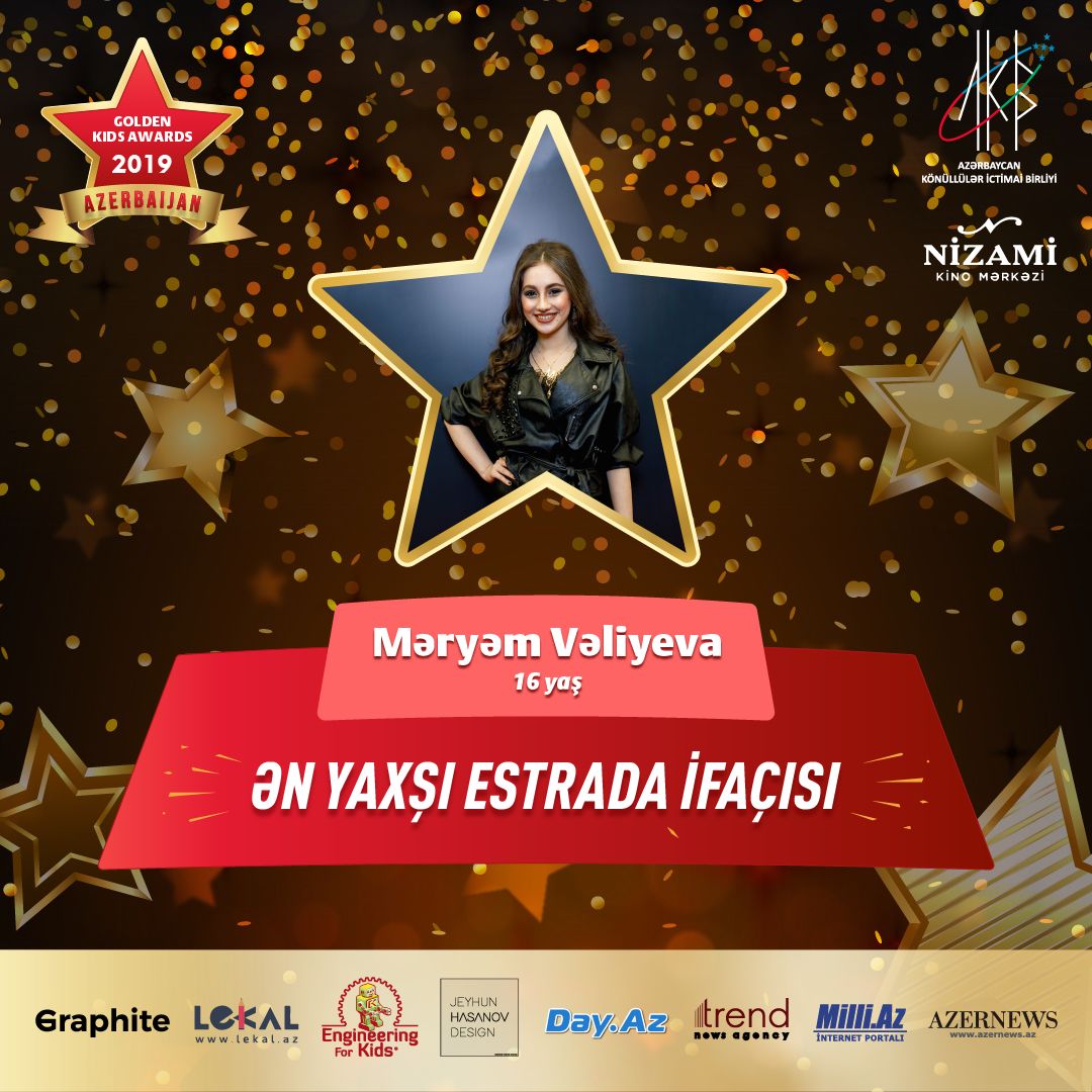 Названы первые номинанты Azerbaijan Golden Kids Awards 2019 (ФОТО)