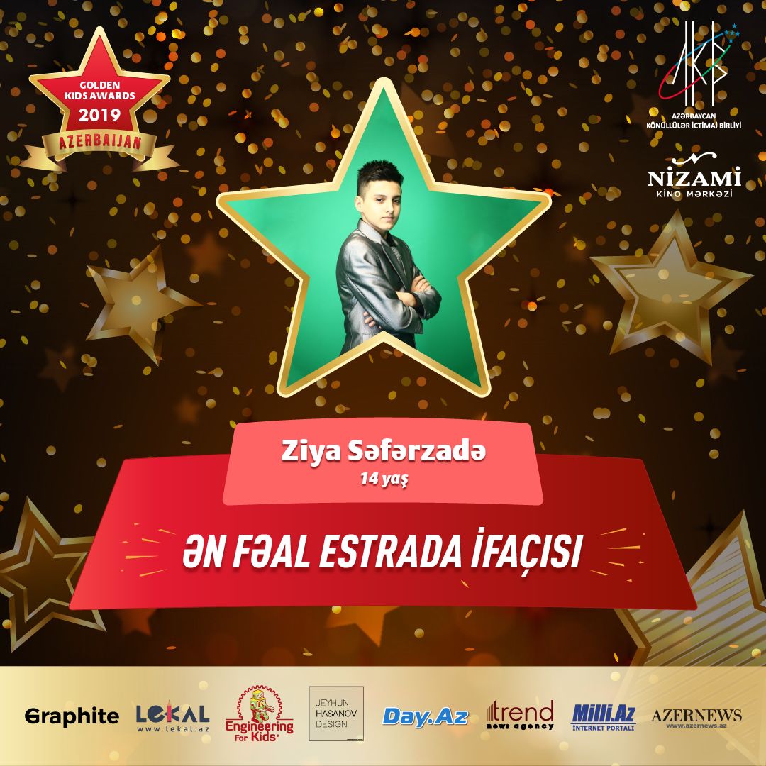 Названы первые номинанты Azerbaijan Golden Kids Awards 2019 (ФОТО)