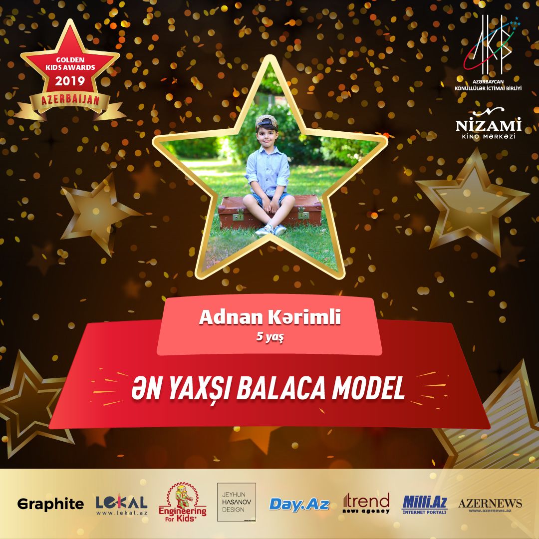 Названы первые номинанты Azerbaijan Golden Kids Awards 2019 (ФОТО)