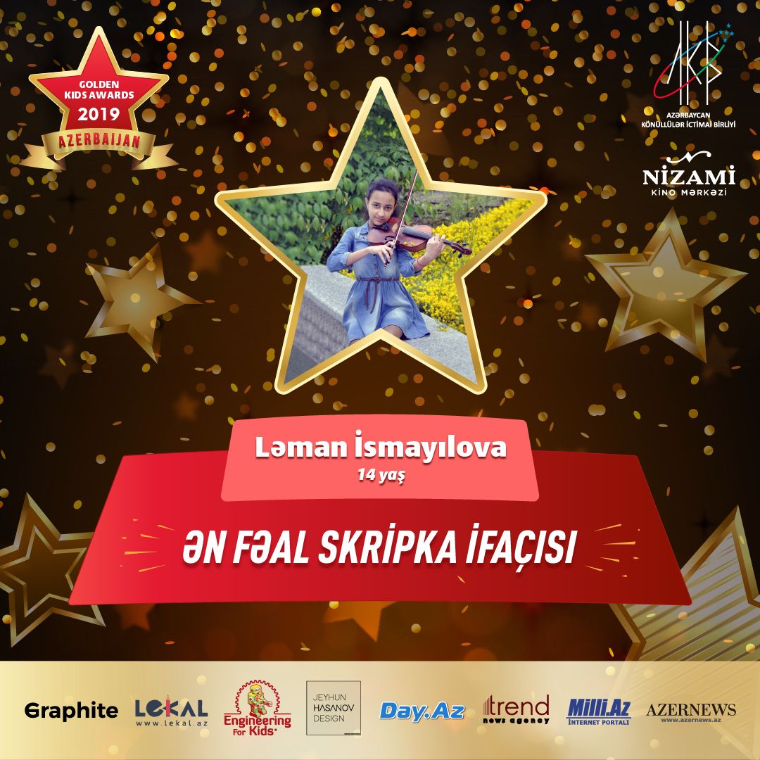 Названы первые номинанты Azerbaijan Golden Kids Awards 2019 (ФОТО)
