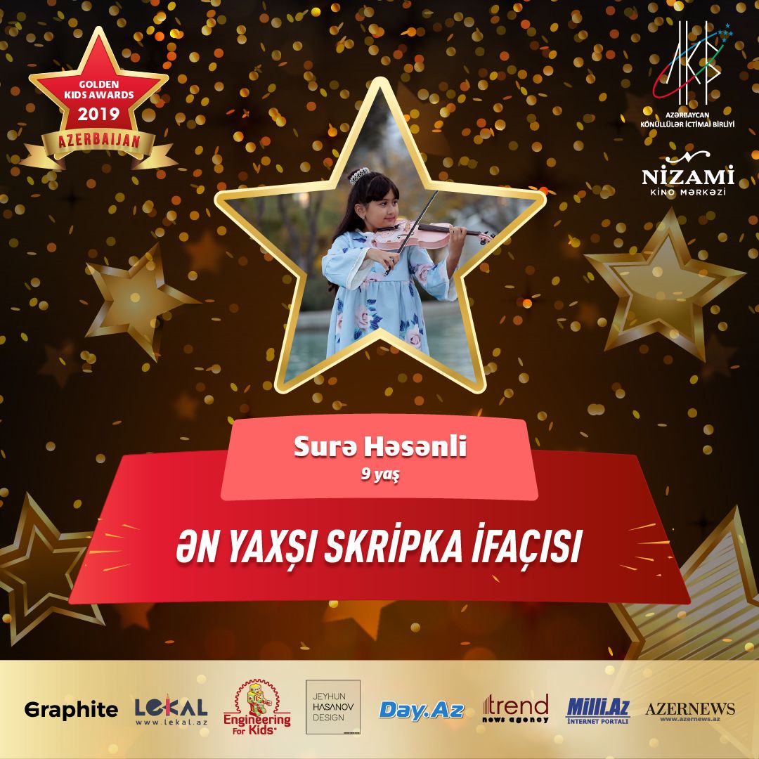 Названы первые номинанты Azerbaijan Golden Kids Awards 2019 (ФОТО)