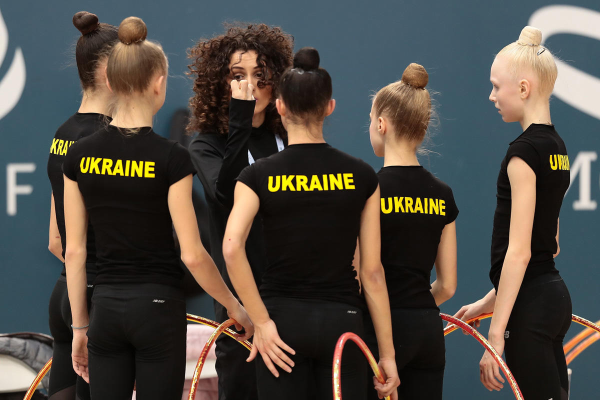 В Национальной арене гимнастики проходят подиумные тренировки участников турнира AGF Junior Trophy (ФОТОРЕПОРТАЖ)