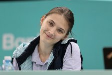 В Национальной арене гимнастики проходят подиумные тренировки участников турнира AGF Junior Trophy (ФОТОРЕПОРТАЖ)